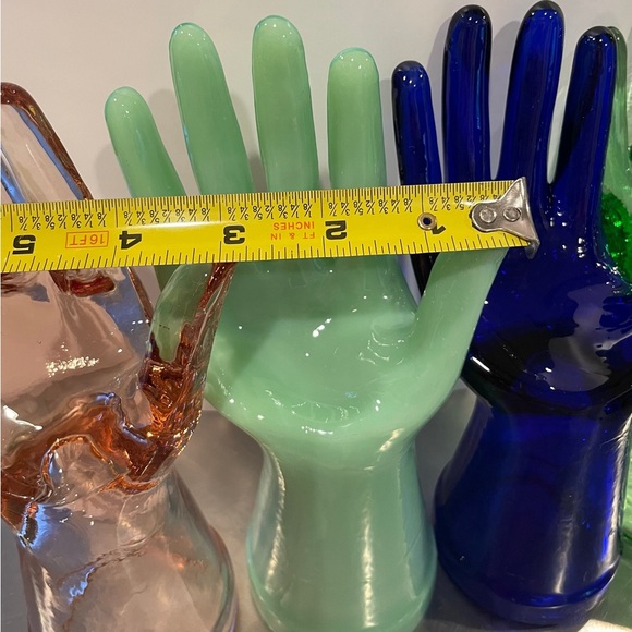 COPY - Jadeite Green Glass ring tree - Picture 3 of 10